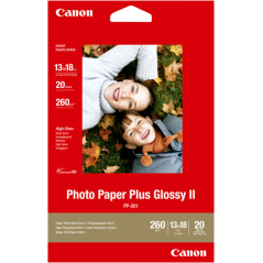 Canon Glossy II PP-201 Photo Paper 130 x 180 mm - 20 Sheets | Premium Quality for Stunning Prints